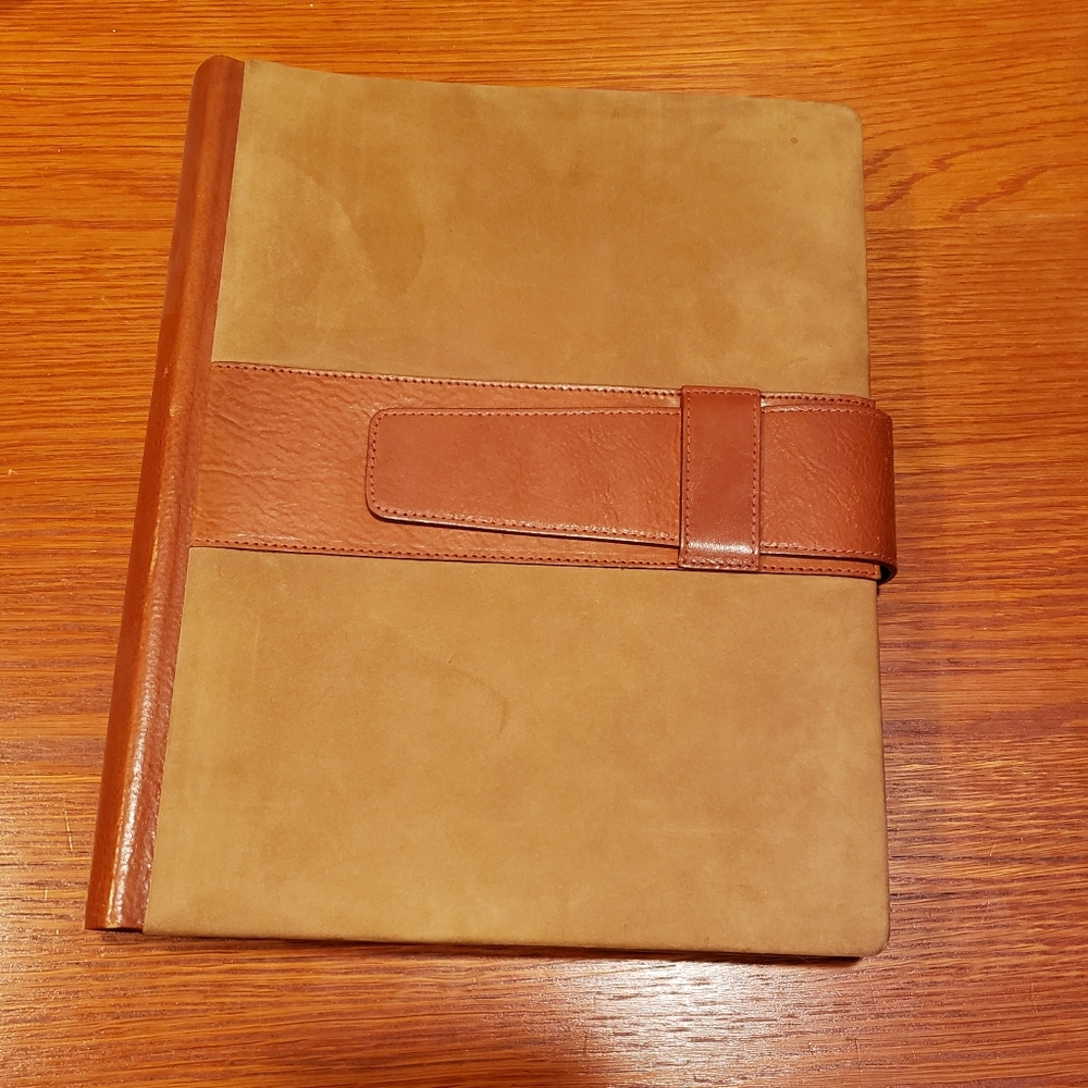 Leather photo album/journal